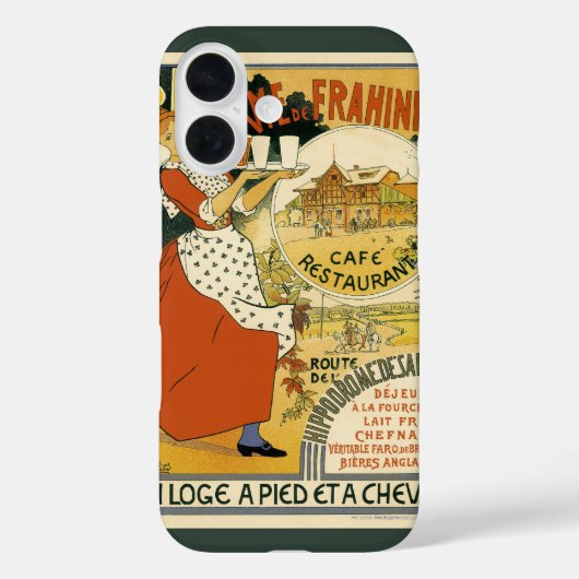 ヴィンテージアールヌーボー、ビールバーレストランとカフェ Case-Mate iPhoneケース (裏面)