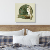 ヴィンテージアールヌーボー（フクロウ・コイン・ブック付） キャンバスプリント (インサイチュ (寝室))