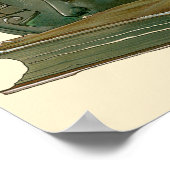 ヴィンテージアールヌーボー(フクロウ・コイン・ブック付) ポスター (角)