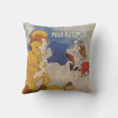 ヴィンテージアールヌーボー、ベンゾムチュールバイジュールシュレット クッション (裏面)