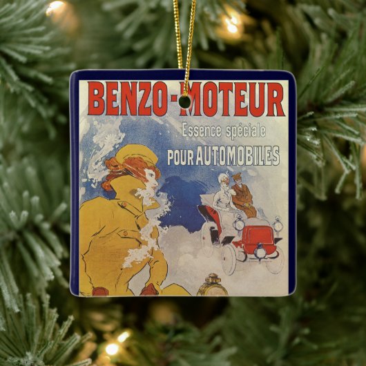 ヴィンテージアールヌーボー、ベンゾムチュールバイジュールシュレット セラミックオーナメント (ツリー)