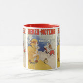 ヴィンテージアールヌーボー、ベンゾムチュールバイジュールシュレット マグカップ (中央)