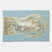 ヴィンテージアールヌーボー，ホランドレヴェンズバーゼカリング キッチンタオル (横)