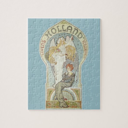 ヴィンテージアールヌーボー,ホランドレヴェンズバーゼカリング ジグソーパズル (縦)