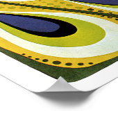 ヴィンテージアールヌーボー、マクミランの孔雀の羽根 ポスター (角)