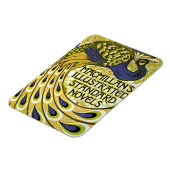 ヴィンテージアールヌーボー、マクミランの孔雀の羽根 マグネット (左側)