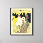 ヴィンテージアールヌーボー、ラグーールバイトゥールーズロートレック キャンバスプリント (正面)