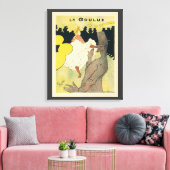 ヴィンテージアールヌーボー、ラグーールバイトゥールーズロートレック キャンバスプリント (インサイチュ (リビング))