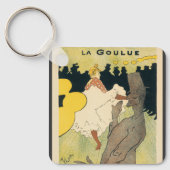 ヴィンテージアールヌーボー、ラグーールバイトゥールーズロートレック キーホルダー (正面)