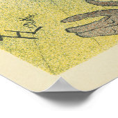 ヴィンテージアールヌーボー、ラグーールバイトゥールーズロートレック ポスター (角)