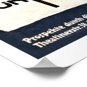 ヴィンテージアールヌーボー・リチャード・シュトラウスのコンサート ポスター (角)