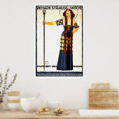 ヴィンテージアールヌーボー・リチャード・シュトラウスのコンサート ポスター (キッチン)