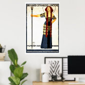 ヴィンテージアールヌーボー・リチャード・シュトラウスのコンサート ポスター (ホームオフィス)