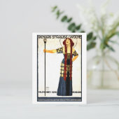 ヴィンテージアールヌーボー・リチャード・シュトラウスのコンサート ポストカード (スタンド正面)