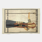 ヴィンテージアールヌーボー・リチャード・シュトラウス・ウォシュ（ミュンヘン） キッチンタオル (横)