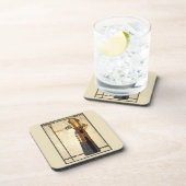 ヴィンテージアールヌーボー・リチャード・シュトラウス・ウォシュ(ミュンヘン) コースター (右側)