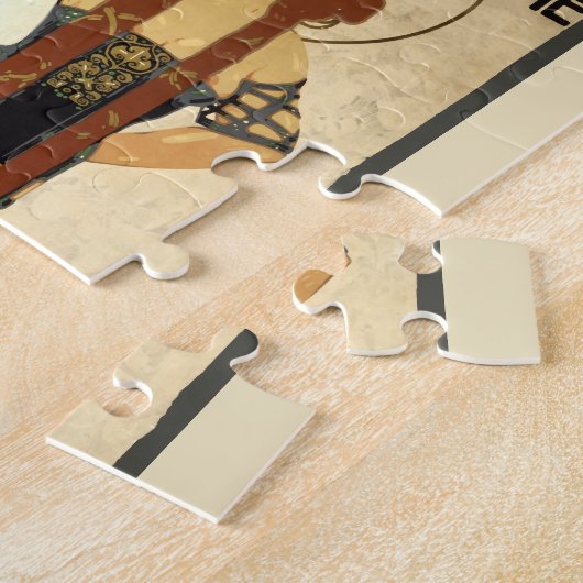 ヴィンテージアールヌーボー・リチャード・シュトラウス・ウォシュ（ミュンヘン） ジグソーパズル (側面)