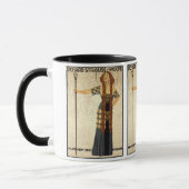 ヴィンテージアールヌーボー・リチャード・シュトラウス・ウォシュ(ミュンヘン) マグカップ (左)