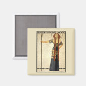 ヴィンテージアールヌーボー・リチャード・シュトラウス・ウォシュ（ミュンヘン） マグネット (正面/裏面)