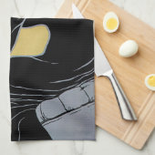 ヴィンテージアールヌーボー、レディーインクルードマルコポーロティー キッチンタオル (四つ折り)