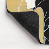 ヴィンテージアールヌーボー、レディーインクルードマルコポーロティー マウスパッド (コーナー)