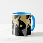 ヴィンテージアールヌーボー、レディーインクルードマルコポーロティー マグカップ (正面右)