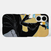 ヴィンテージアールヌーボー、レディーインクルードマルコポーロティー Case-Mate iPhoneケース (裏面 (横))