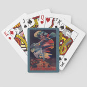 ヴィンテージアールヌーボー、ロイフラーアットフォリーベルグレ トランプ (裏面)