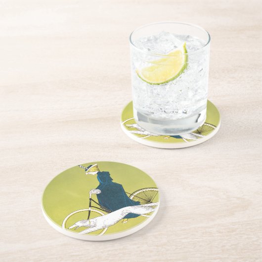 ヴィンテージアールヌーボー、ヴィクトリアフラッドヴェルケ、レーム コースター (側面)