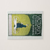 ヴィンテージアールヌーボー、ヴィクトリアフラッドヴェルケ、レーム ジグソーパズル (横)