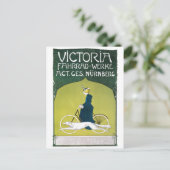 ヴィンテージアールヌーボー、ヴィクトリアフラッドヴェルケ、レーム ポストカード (スタンド正面)