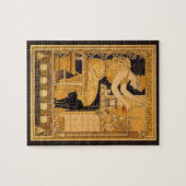 ヴィンテージアールヌーボー、愛はすべての科学者を征服 ジグソーパズル (横)