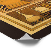 ヴィンテージアールヌーボー、愛はすべての科学者を征服 ポスター (角)