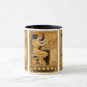 ヴィンテージアールヌーボー、愛はすべての科学者を征服 マグカップ (中央)