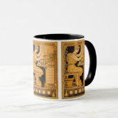 ヴィンテージアールヌーボー、愛はすべての科学者を征服 マグカップ (正面右)