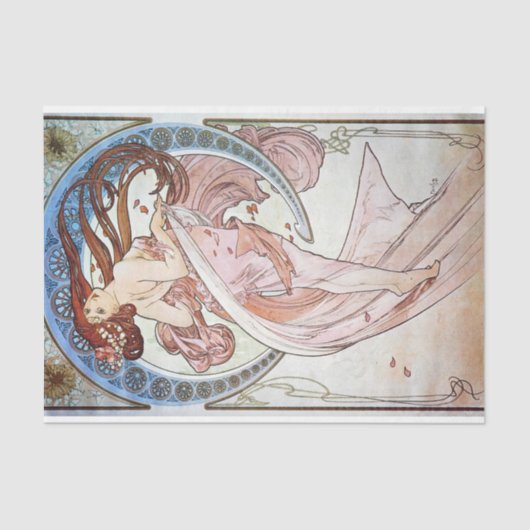 ヴィンテージアールヌーボー 薄葉紙 (正面)