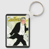 ヴィンテージアールヌーボー、Caudieux by Toulouse Laurec キーホルダー (裏面)