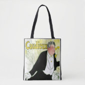 ヴィンテージアールヌーボー、Caudieux by Toulouse Laurec トートバッグ (正面)