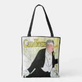 ヴィンテージアールヌーボー、Caudieux by Toulouse Laurec トートバッグ (裏面)