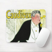 ヴィンテージアールヌーボー、Caudieux by Toulouse Laurec マウスパッド (マウス)