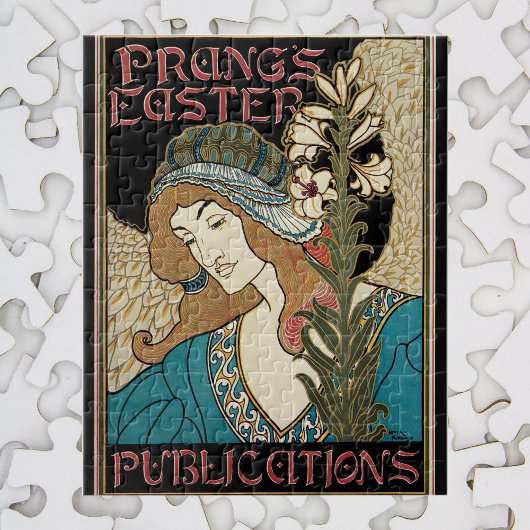 ヴィンテージアールヌーボー、Prangs Easter Publications ジグソーパズル