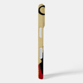 ヴィンテージアールヌーボーCe Soirチャットノワール黒猫 Case-Mate iPhoneケース (裏面 / 右)