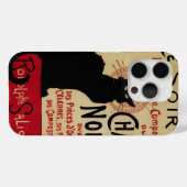 ヴィンテージアールヌーボーCe Soirチャットノワール黒猫 Case-Mate iPhoneケース (裏面 (横))