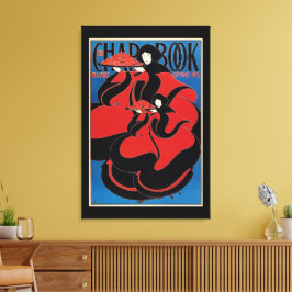 ヴィンテージアールヌーボーCHAPブック感謝祭 キャンバスプリント