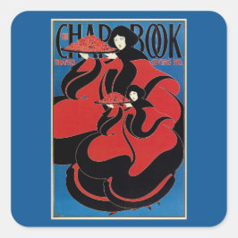 ヴィンテージアールヌーボーCHAPブック感謝祭 スクエアシール