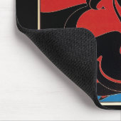 ヴィンテージアールヌーボーCHAPブック感謝祭 マウスパッド (コーナー)