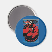 ヴィンテージアールヌーボーCHAPブック感謝祭 マグネット (正面/裏面)