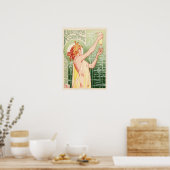 ヴィンテージアールヌーヴェア – スタイルベルエポックのポスター ポスター (キッチン)