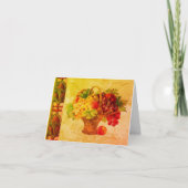 ヴィンテージアールフルーツカ空白のスケットノートカード カード (正面)