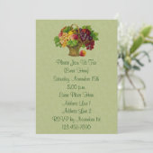 ヴィンテージアールフルーツバスケットパーティー 招待状 (スタンド正面)